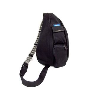 Kavu Original Rope Bag / Backpack in Black